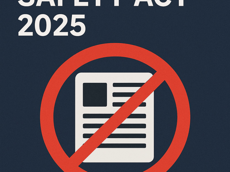 When ‘Safety’ Silences: How the UK’s Online Safety Act 2025 Could Change Journalism&nbsp;Forever.